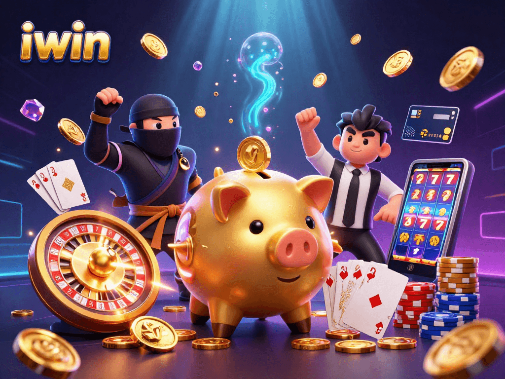 Experience the thrill of iwin with an epic 3D casino showdown featuring famous gambling characters.