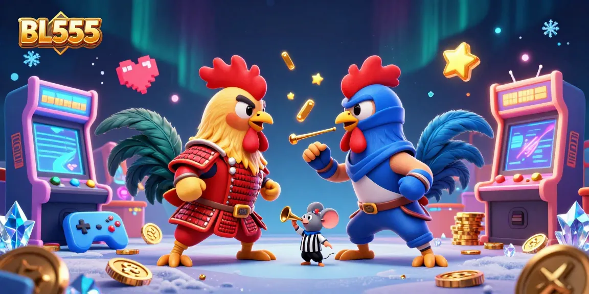 BL555's thrilling rooster duel highlights dynamic elements of cockfighting games.