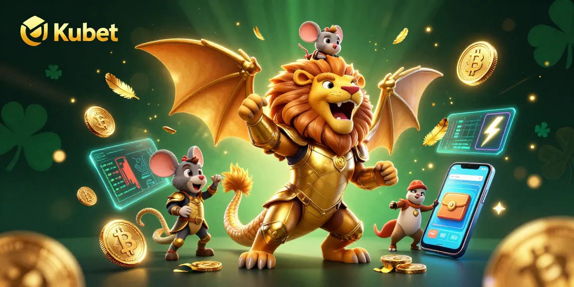 Kubet offers thrilling gaming experiences with a triumphant chimera and crypto elements.
