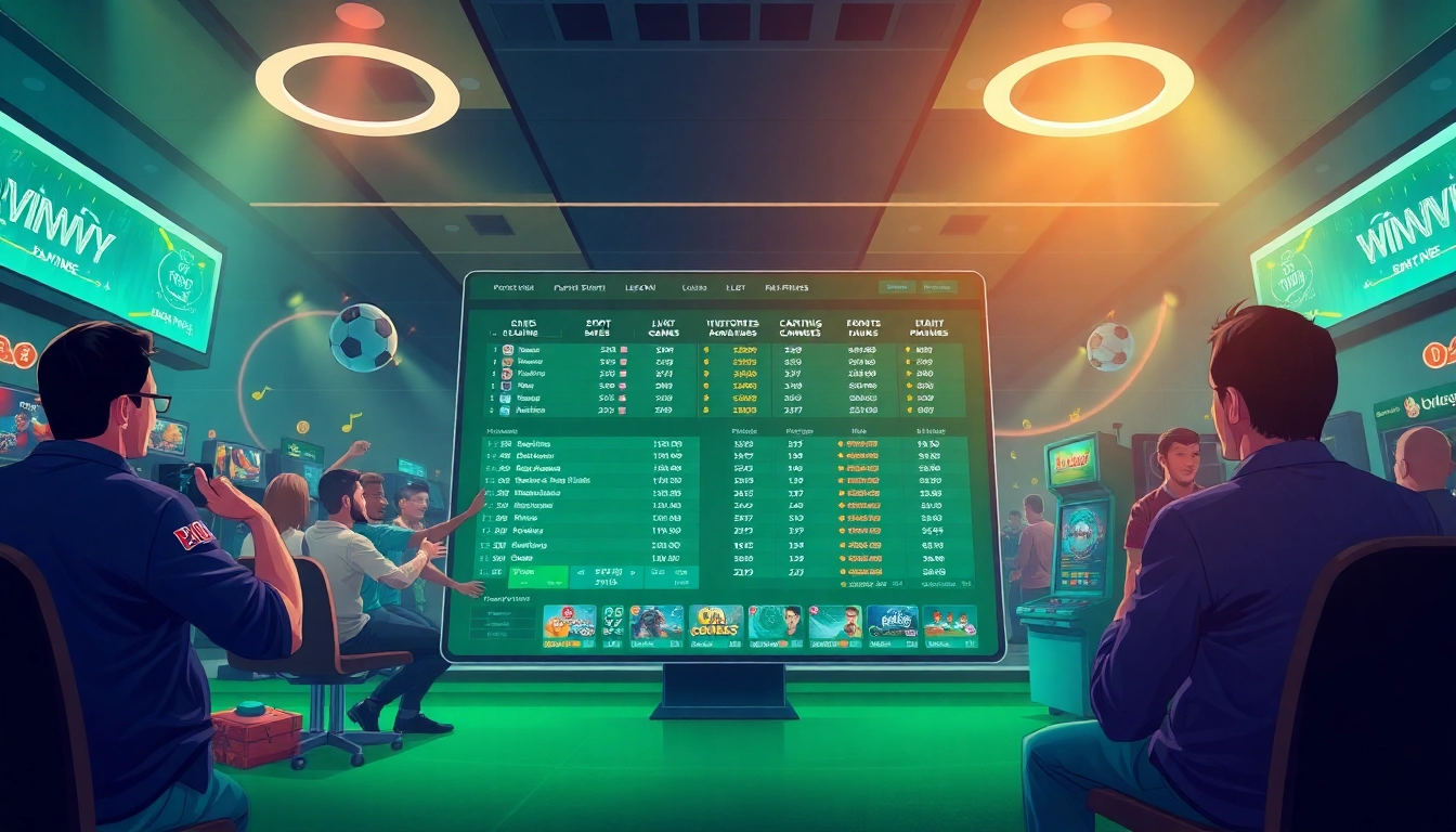 Exciting online betting scene showcasing winvn88.live's user-friendly platform with live sports odds and games.
