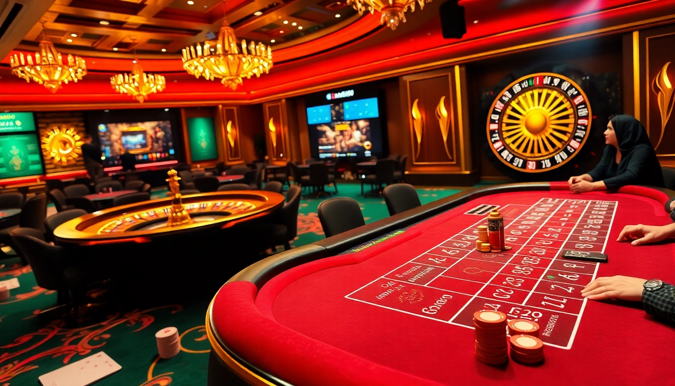 Experience thrilling gameplay as kim88 players engage at luxurious casino tables.