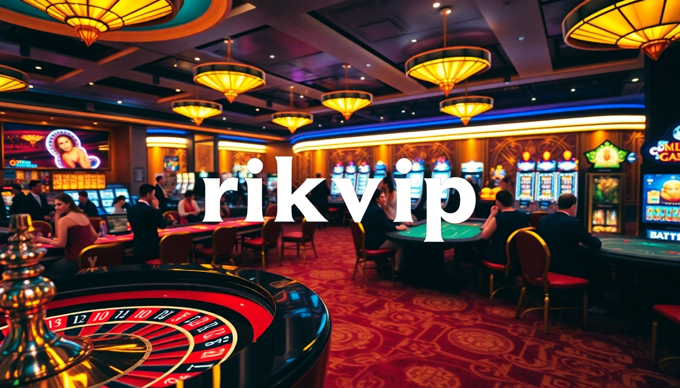Experience thrilling gameplay at rikvip with vibrant tables, colorful slots, and intense poker action.