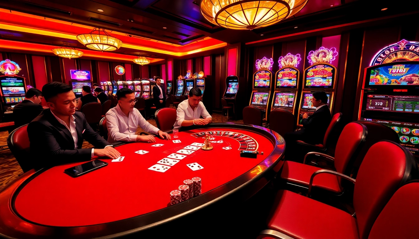 Experience the thrill of TT88 BET with vibrant casino gameplay at a luxurious poker table.