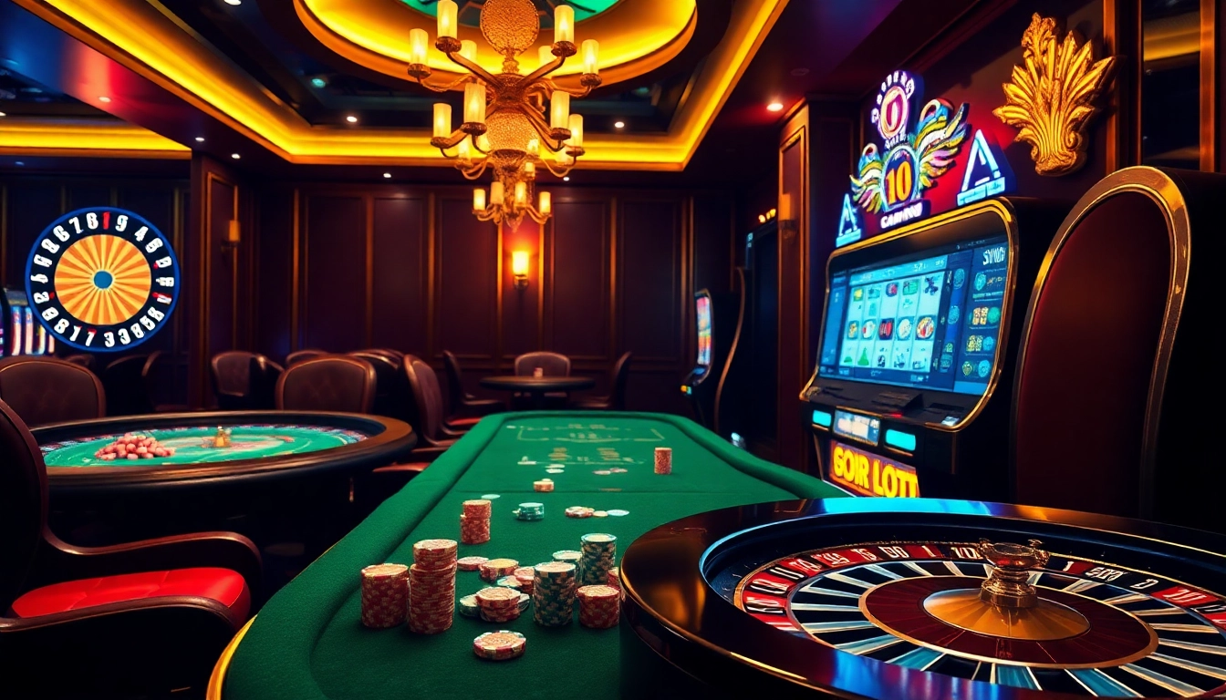 Experience the lively gaming environment at https://xn88.law/ with colorful casino tables and exciting card games.