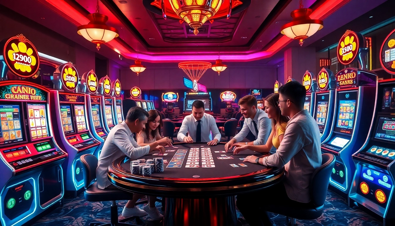 Experience the thrill of gaming at Hello88 with an engaging casino atmosphere filled with excitement.