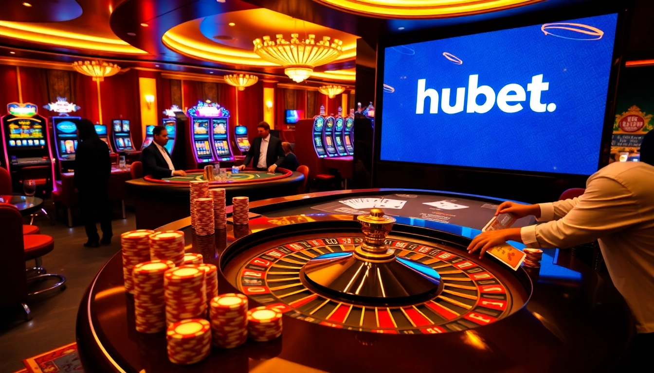 Experience exciting gameplay at hubet.com with dynamic casino tables and vibrant slot machines.