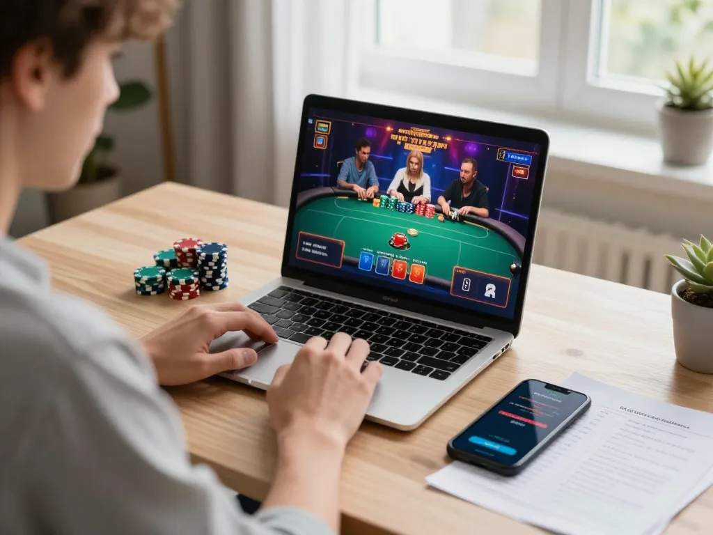 Experience thrilling online poker gameplay with 79kingt1 in a dynamic home setting.