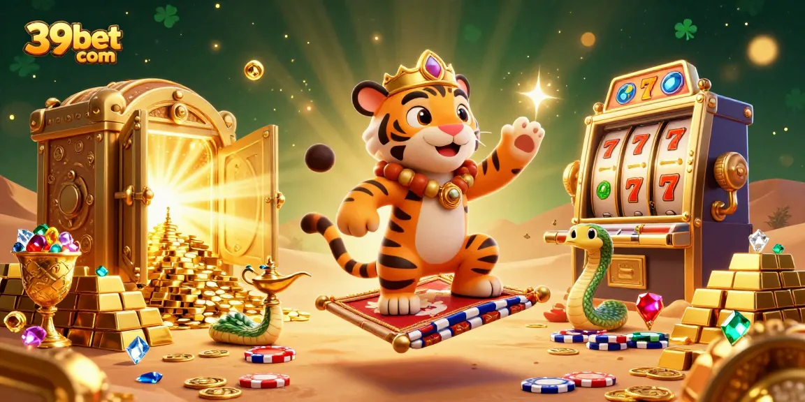 Experience the thrill of gaming with 39bet com as you spin slot reels surrounded by treasure.