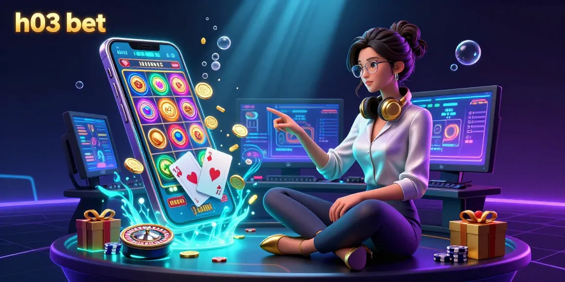 Rasakan aksi permainan mendebarkan h03 bet dengan wanita anggun di pengaturan kasino berteknologi tinggi.