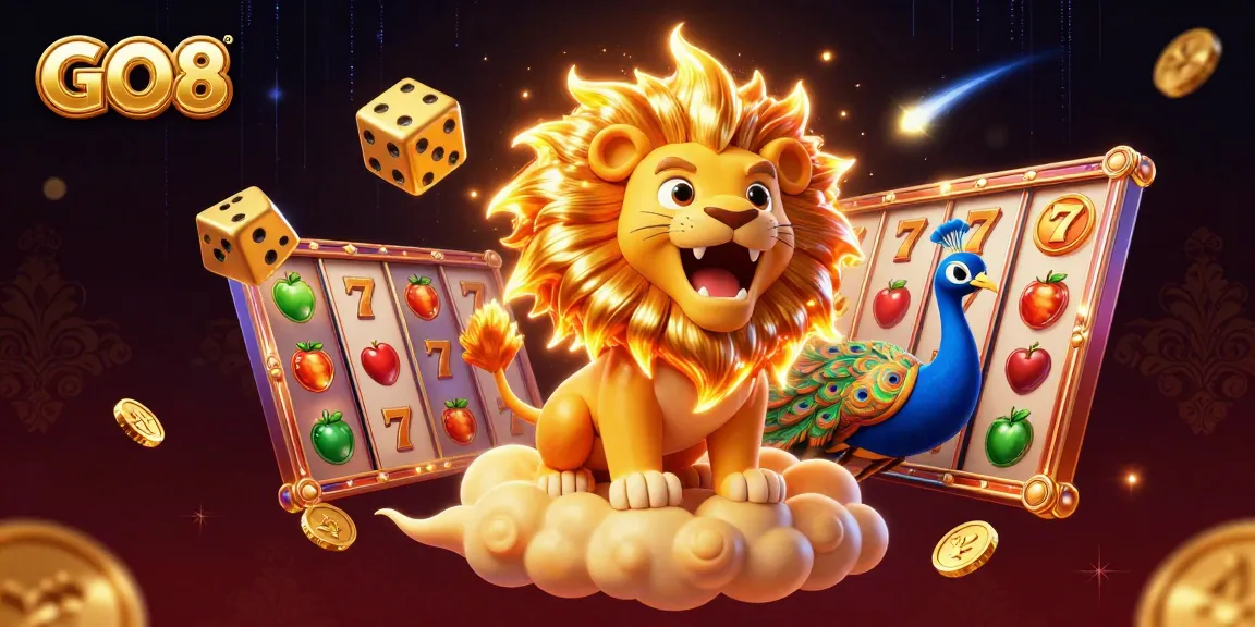 Engage with exciting GO8 slots featuring vibrant animations of winning symbols and dynamic elements.