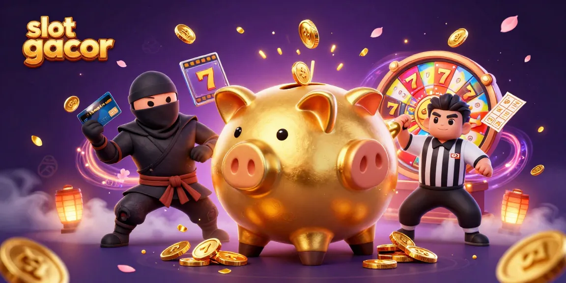 Experience stunning slot gacor action with a powerful golden piggy bank and exciting game elements.