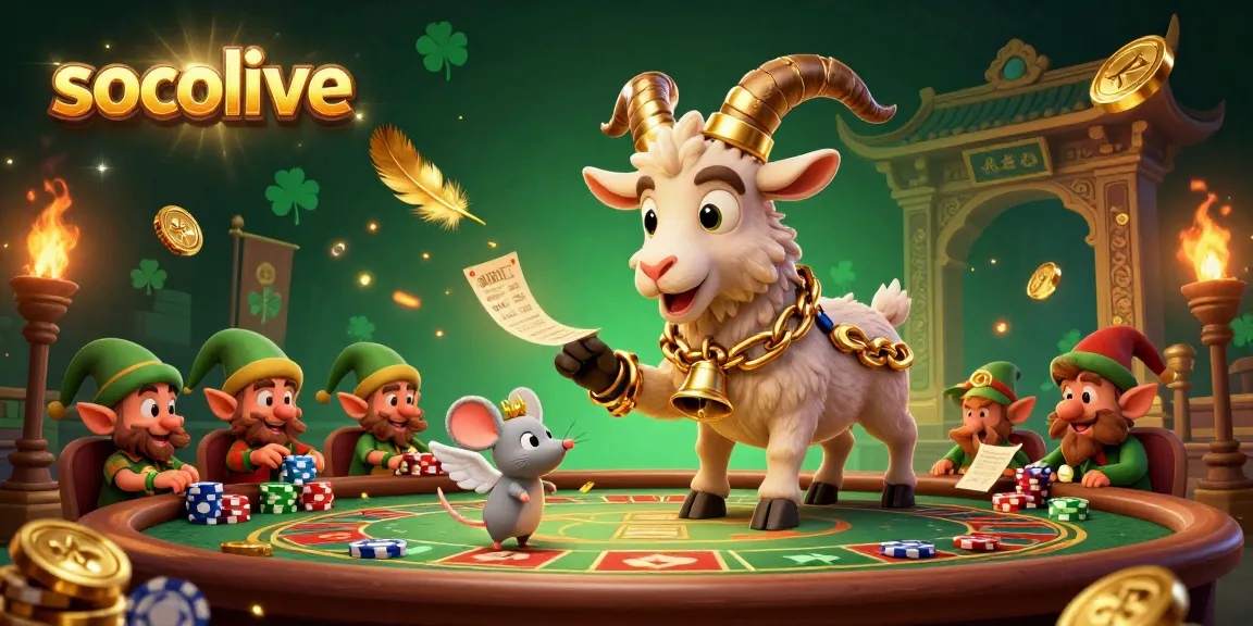 Socolive brings an exciting sports betting casino atmosphere with cheerful characters and dynamic elements.
