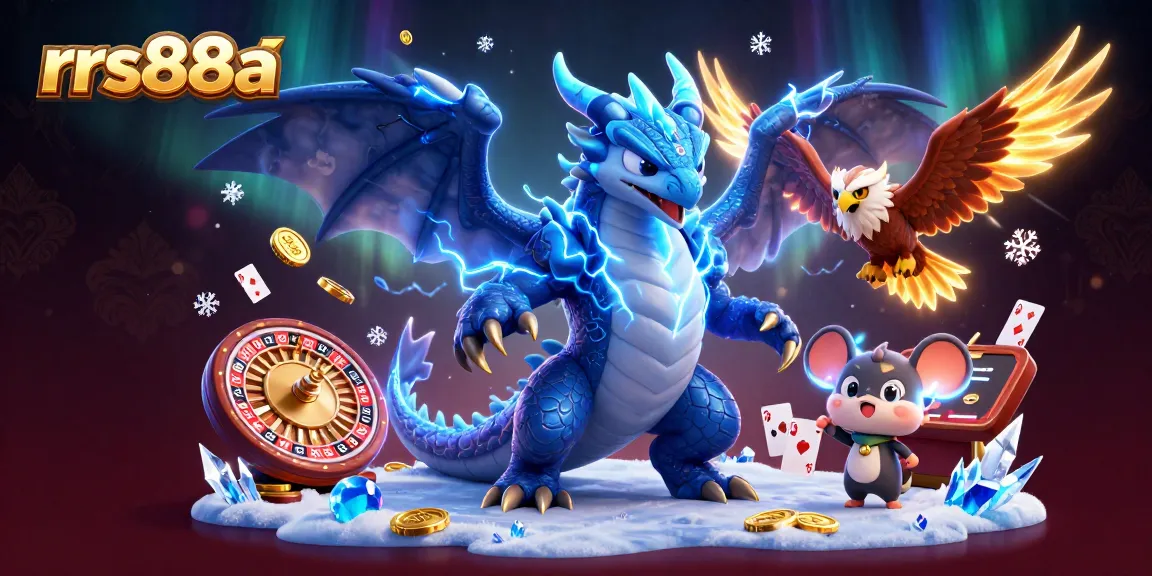 Experience thrilling gaming with rrs88a's vibrant casino elements and dynamic characters.