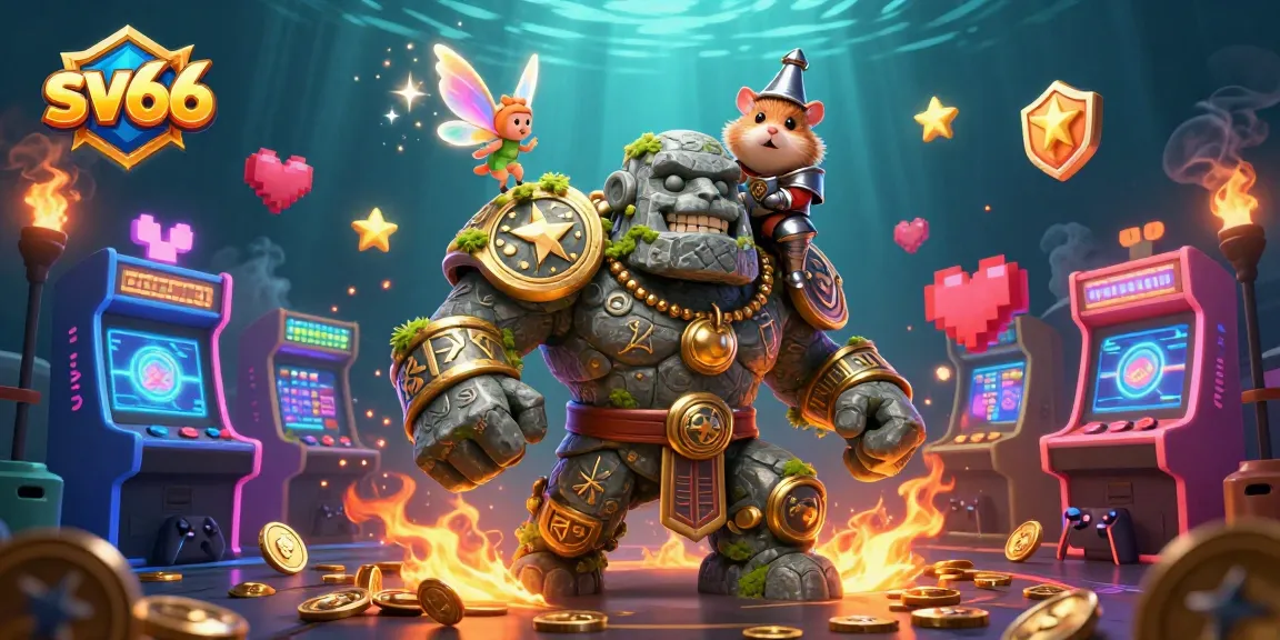 Engaging gameplay at sv66 with energetic characters and vibrant casino game elements creating excitement.