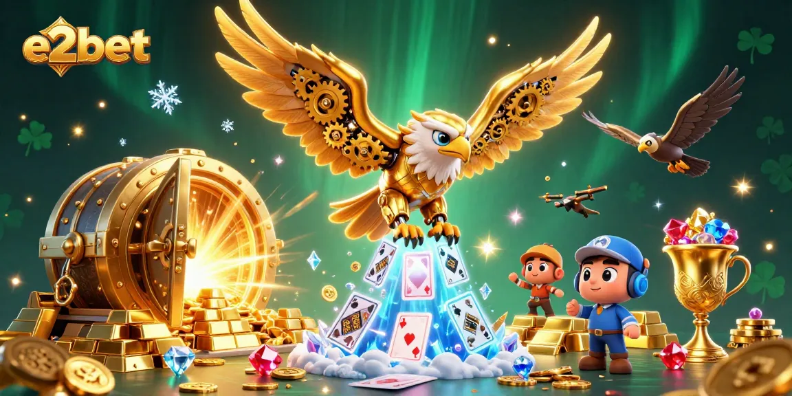 e2bet engages players with dazzling holographic cards and treasure, explodes with excitement!