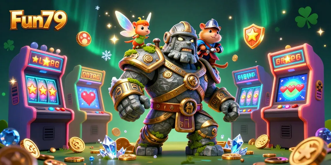 Capture excitement with Fun79 as you spin slot reels and uncover treasures in a vibrant casino world.