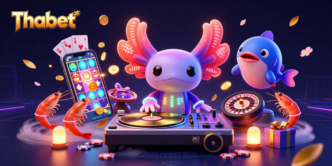 Thabet captivates players with a vibrant underwater casino scene, featuring a DJ and animated sea life.